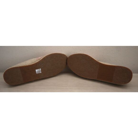 Kate Spade Women Sz 5.5B Pink Gwendolyn Scalloped Espadrille Leather Flats - Picture 4 of 14